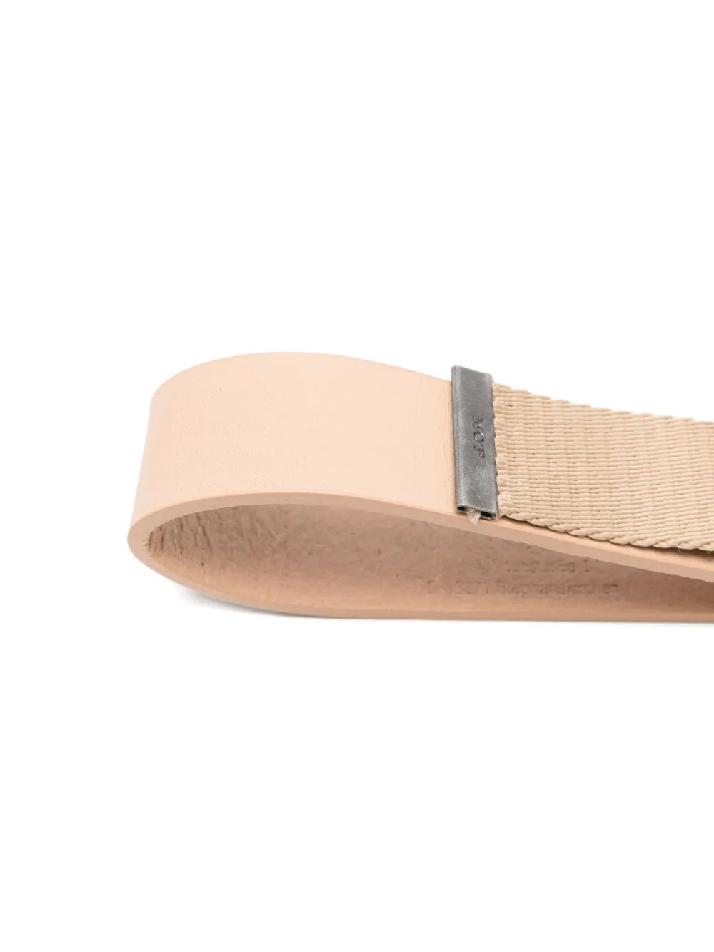 Marc O'polo Buckle Belt In Neutral