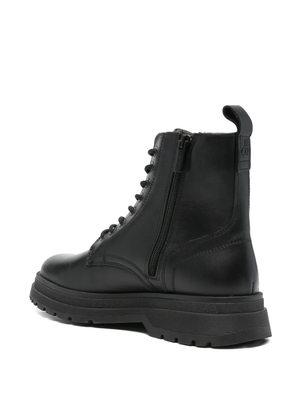 Marc O'Polo 45mm lace-up leather boots Black