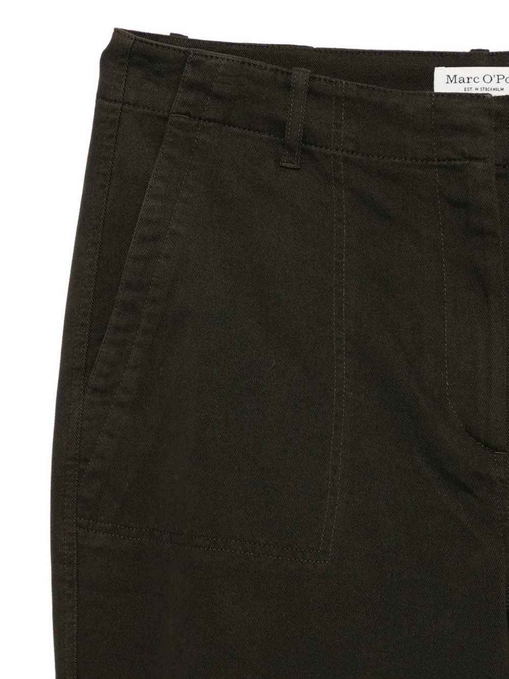 Marc O'Polo Broek met zakdetail Bruin