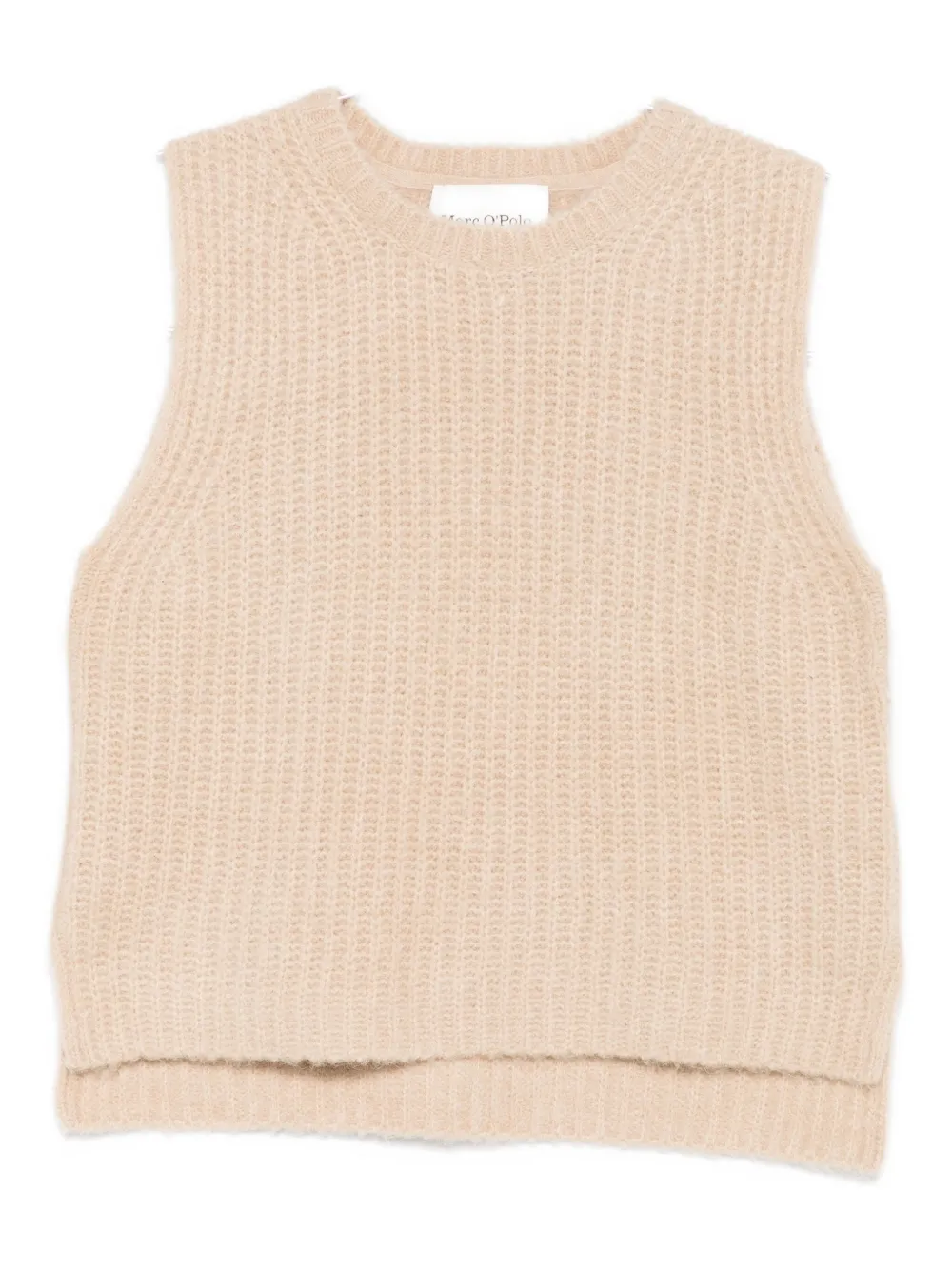 Marc O'polo Ribbed Sleeveless Top In Pink
