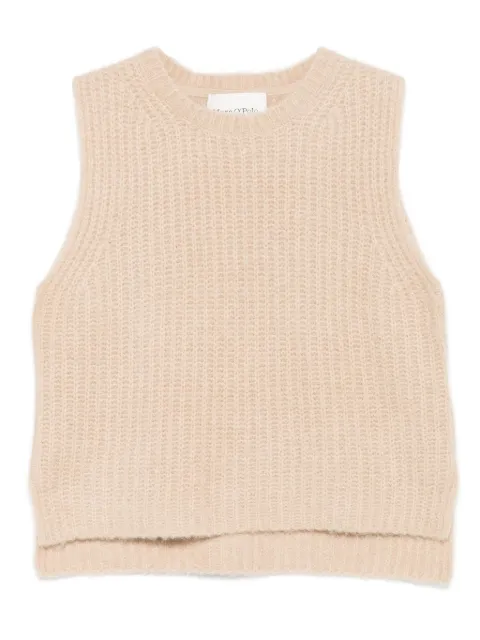 Marc O'Polo top tejido de canalé sin mangas