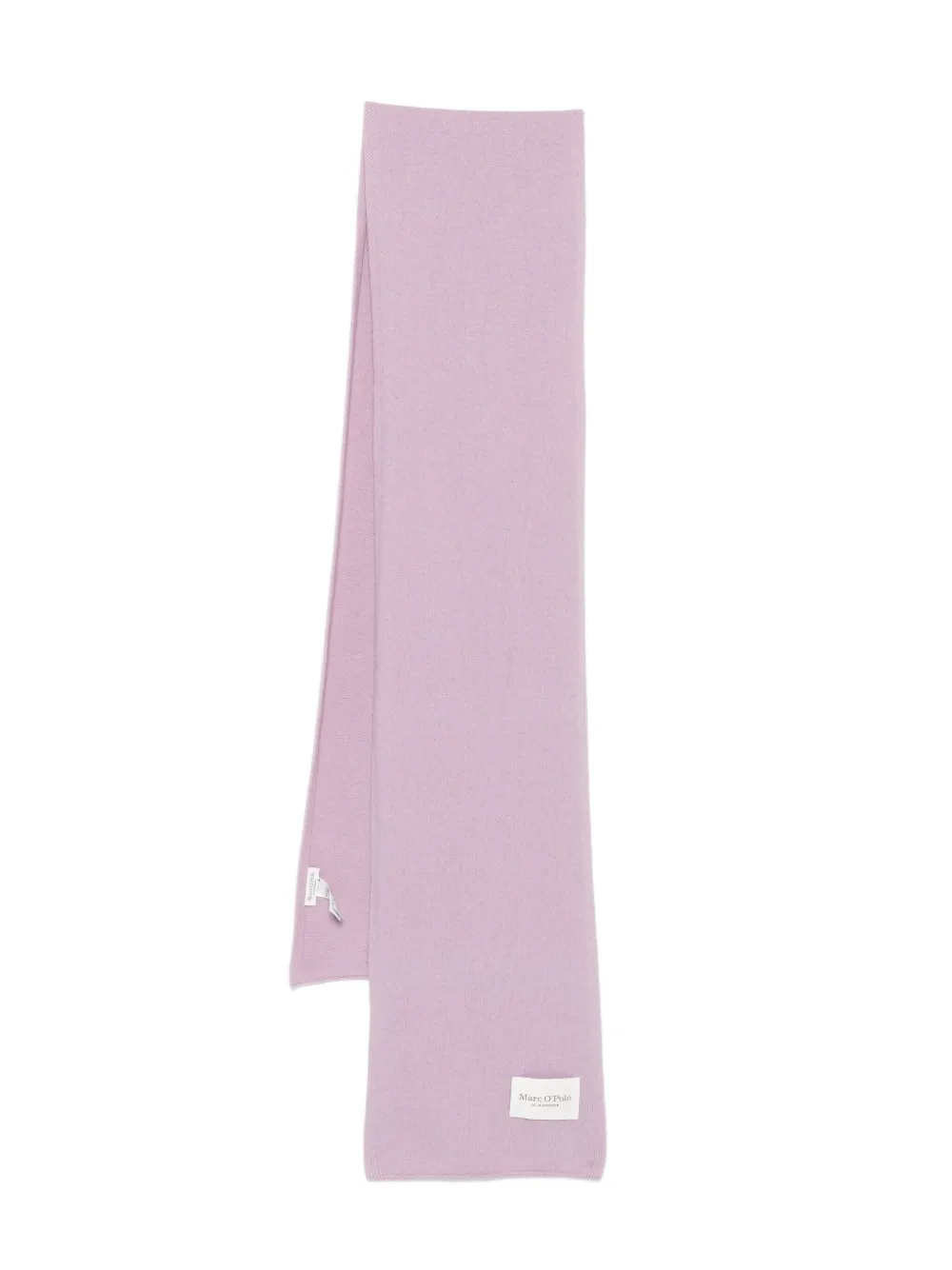 Marc O'Polo logo-patch scarf Paars