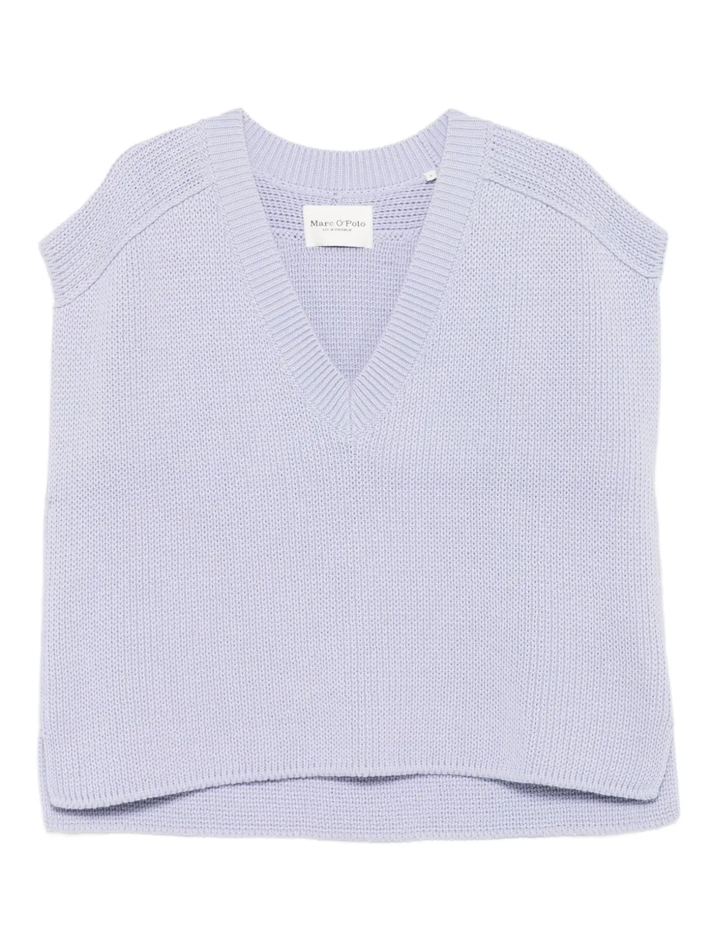 Marc O'Polo V-neck sleeveless top | Purple | Image 1