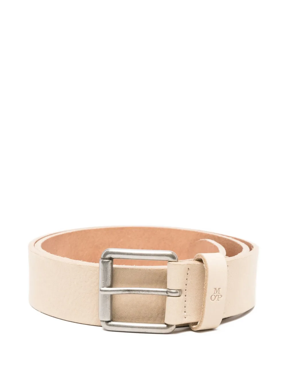 Marc O'Polo Leren gespriem Beige