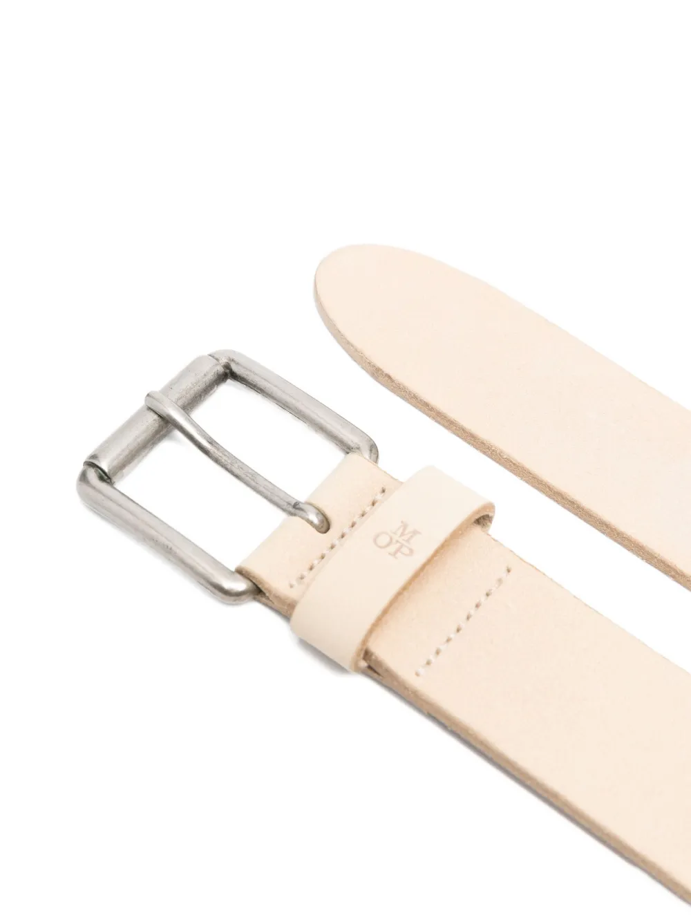 Marc O'Polo Leren gespriem Beige