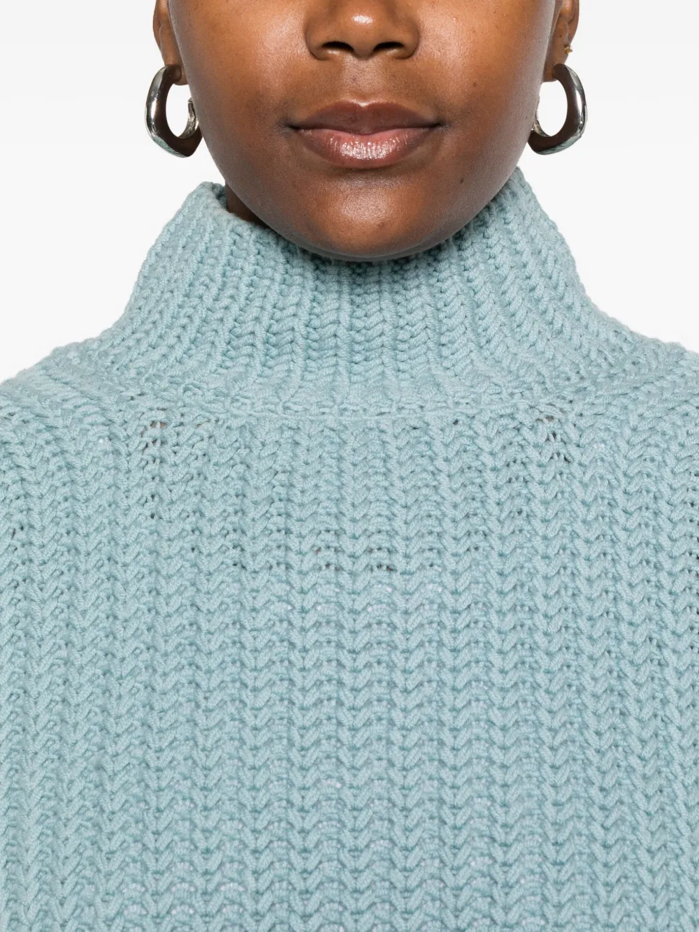 Marc O'polo High-neck Sweater In Blue