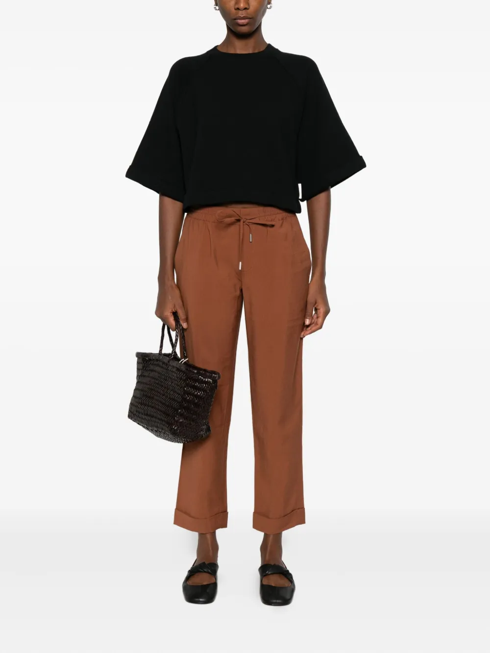Marc O'Polo raglan-sleeve cropped T-shirt | T-Shirts & Jersey Shirts | Image 2