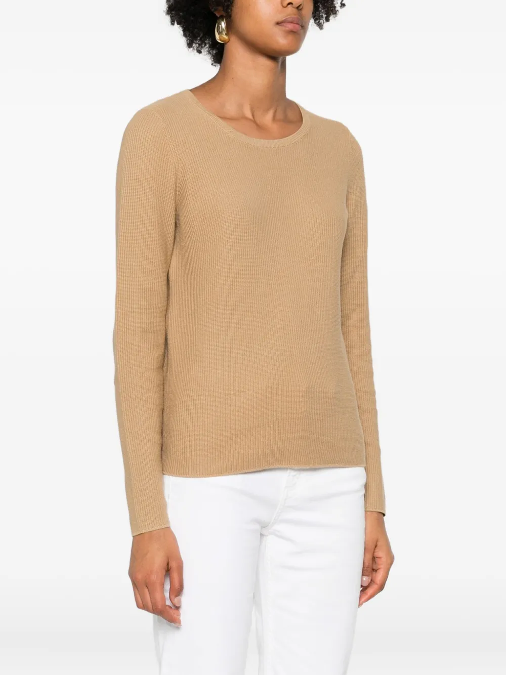 Marc O'Polo Sweater met ronde hals Beige