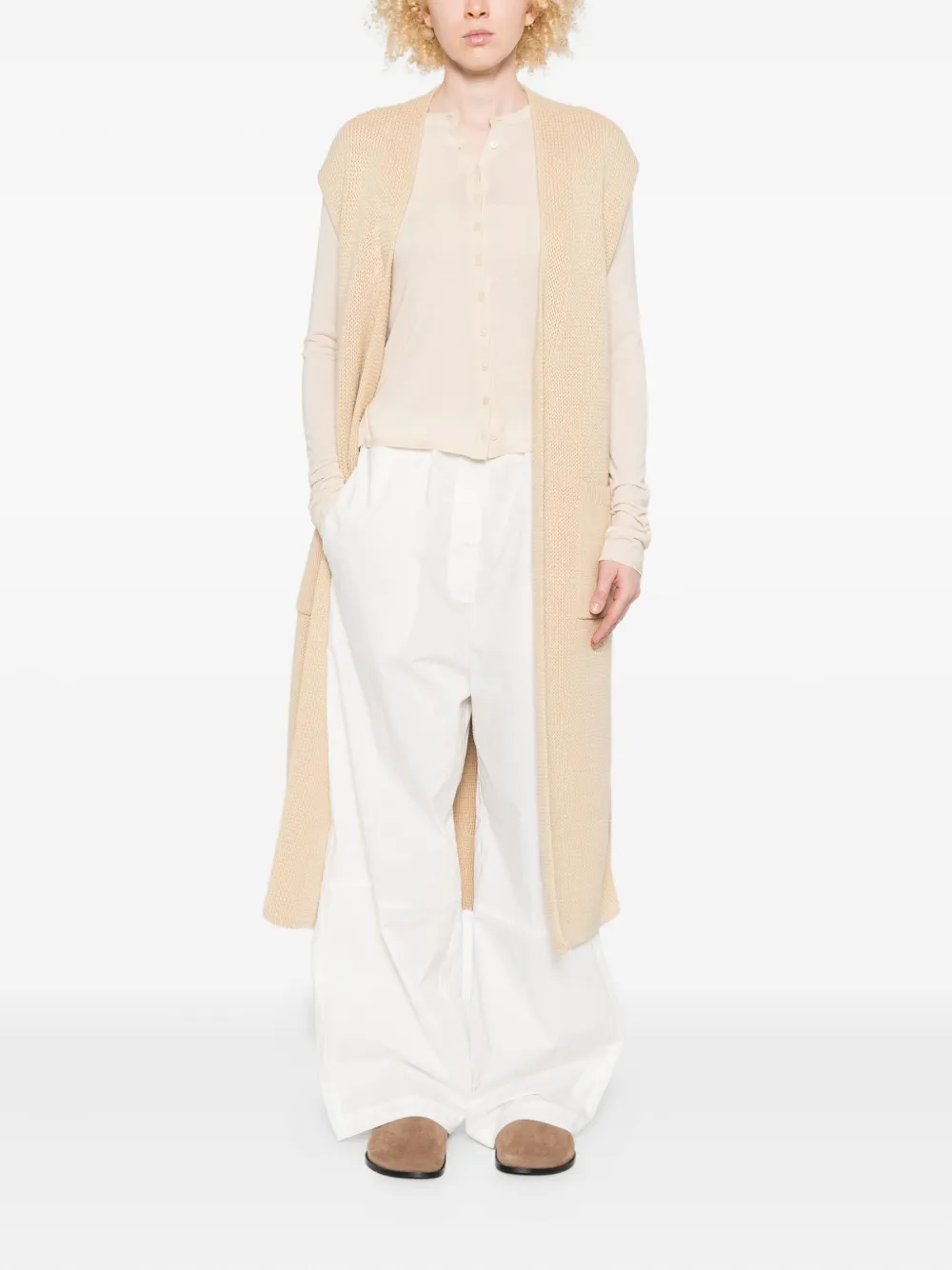 Marc O'Polo pocket-detail knitted coast | Single Breasted Coats | Image 2