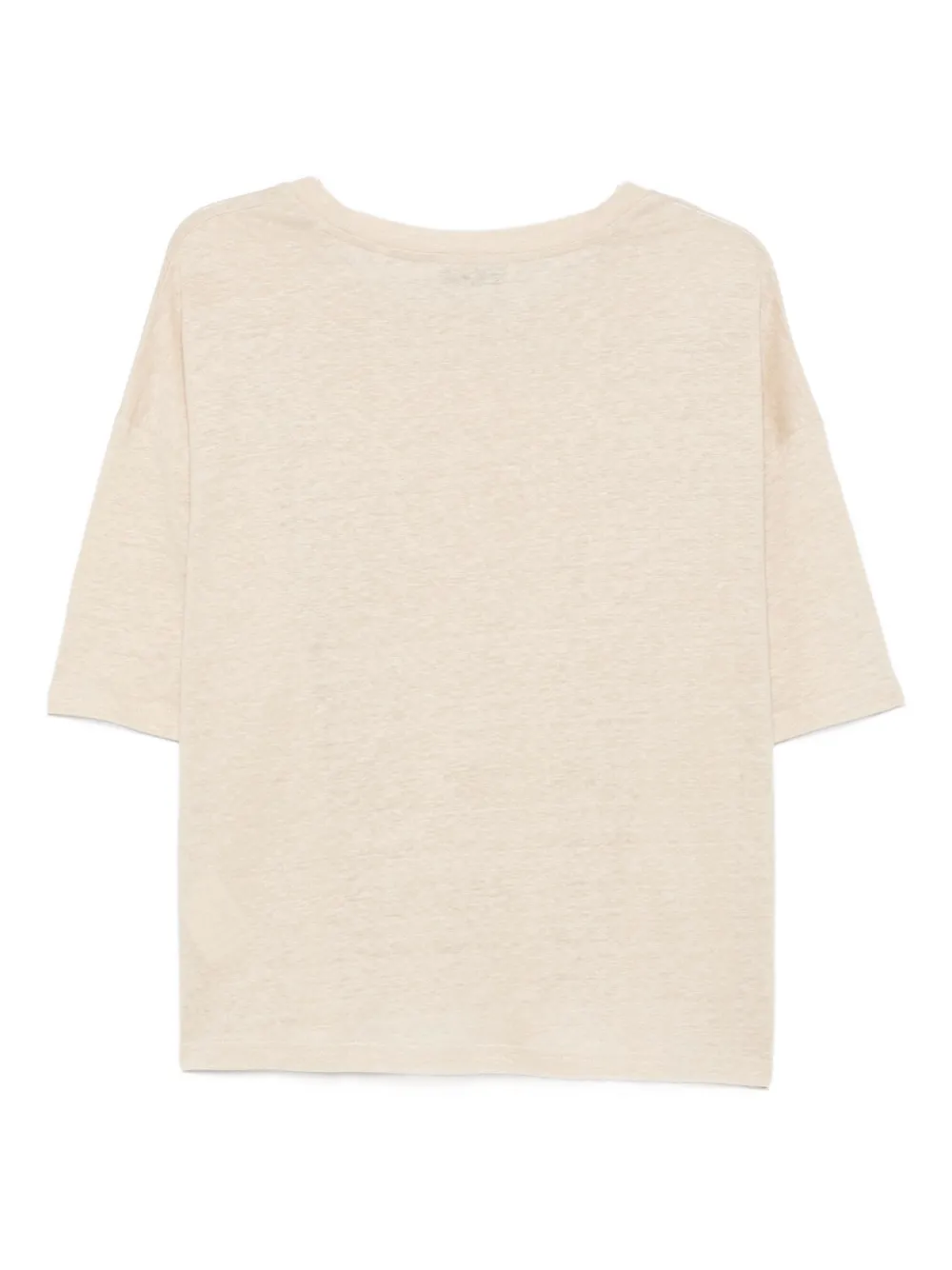 Marc O'Polo Linnen T-shirt Beige