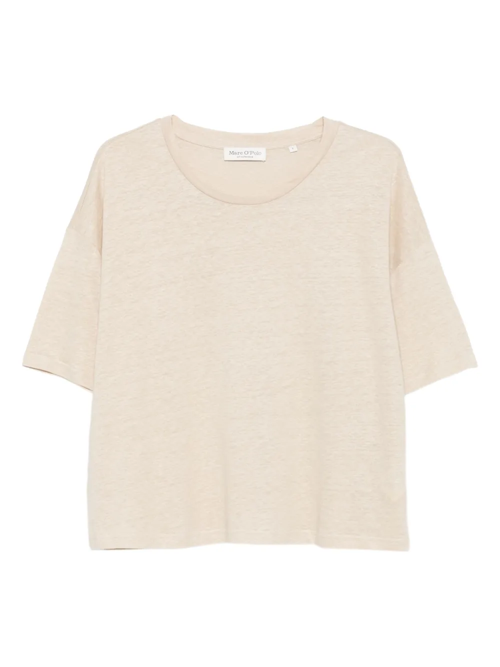 Marc O'Polo リネン Tシャツ - ニュートラル Marc O'Polo リネン Tシャツ - ニュートラル