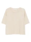Marc O'Polo linen round-neck T-shirt - Neutrals