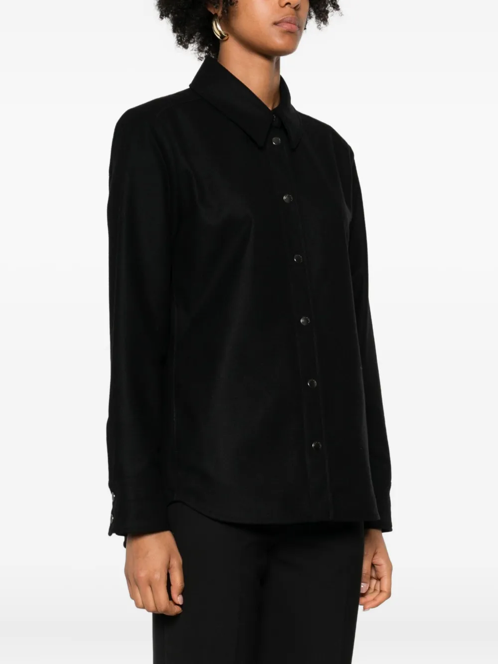 Marc O'Polo Blouse met lange mouwen Zwart