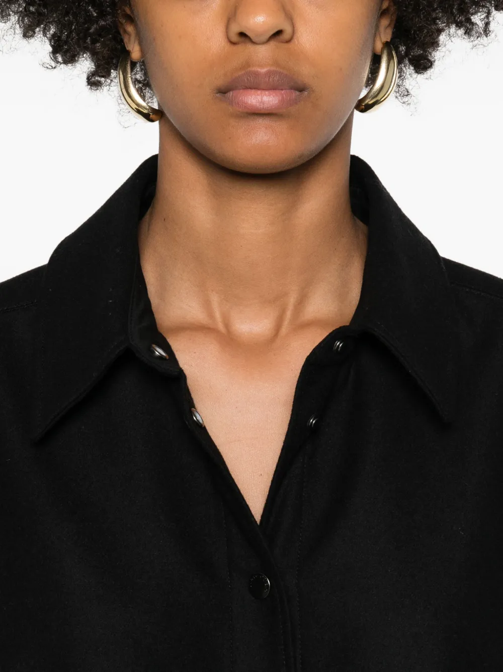 Marc O'Polo Blouse met lange mouwen Zwart