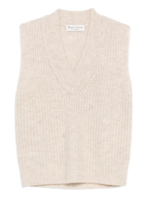 Marc O'Polo V-neck ribbed-knit vest