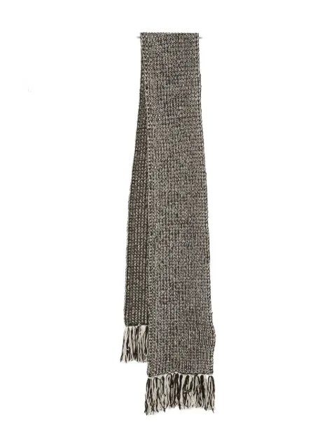 Marc O'Polo ribbed-knit fringe scarf