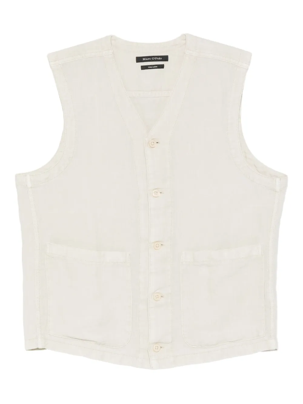 Marc O'Polo Spencer met zak aan de voorkant Beige