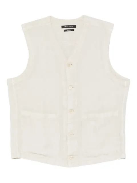 Marc O'Polo button-front pocket vest