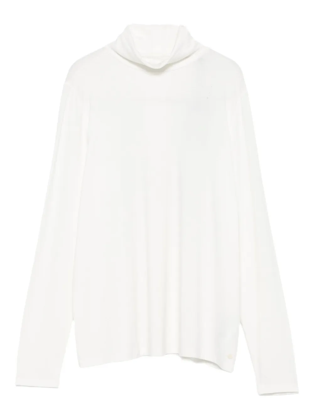 Marc O'Polo タートルネック ロングTシャツ - ホワイト Marc O'Polo タートルネック ロングTシャツ - ホワイト
