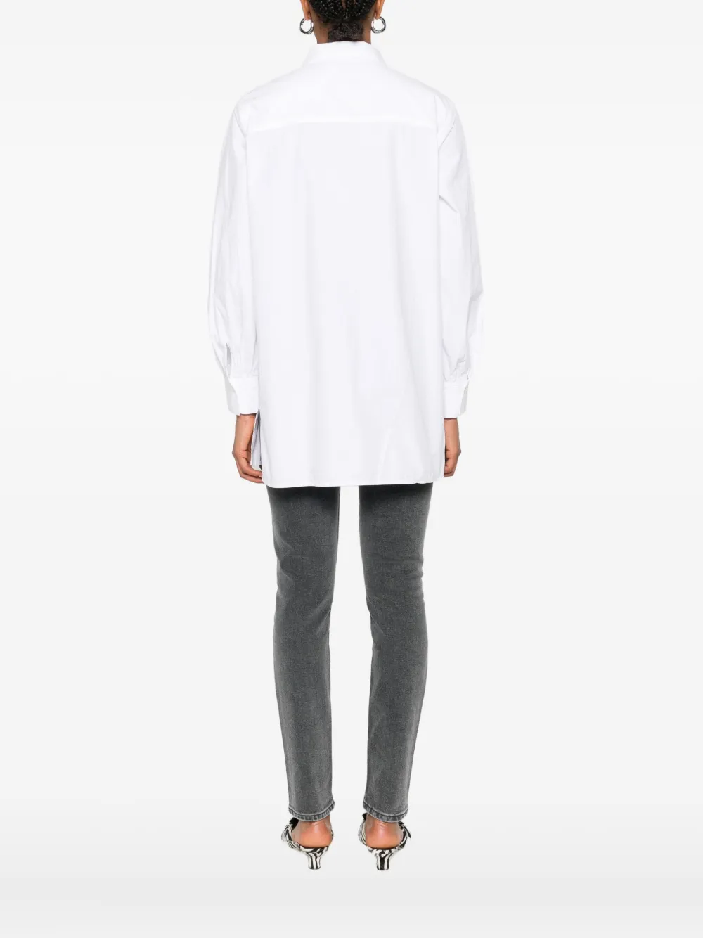 Marc O'polo Button-down Long-sleeve Shirt In White