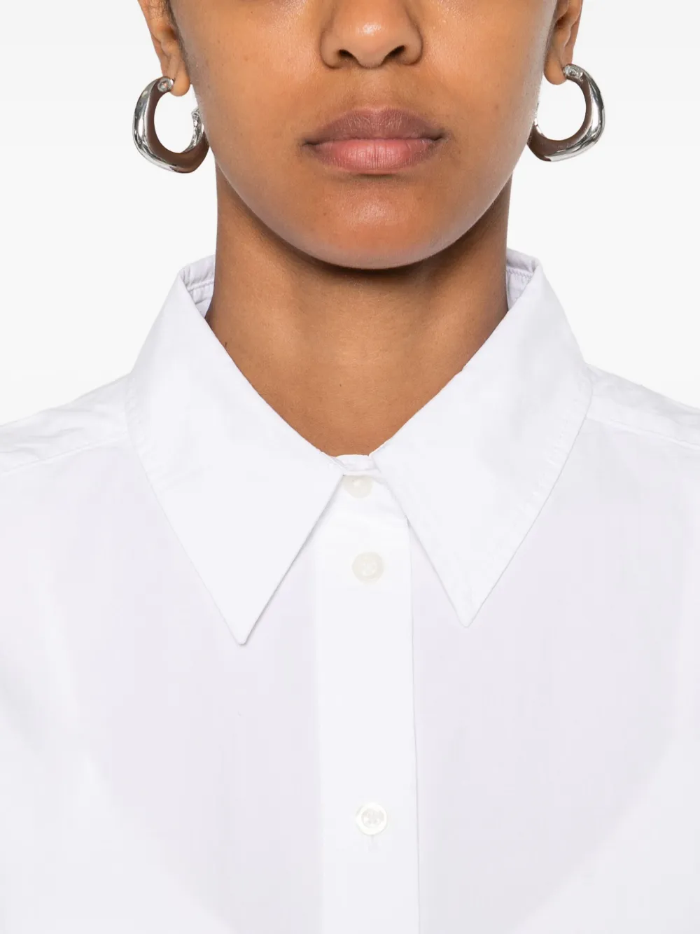 Marc O'polo Button-down Long-sleeve Shirt In White