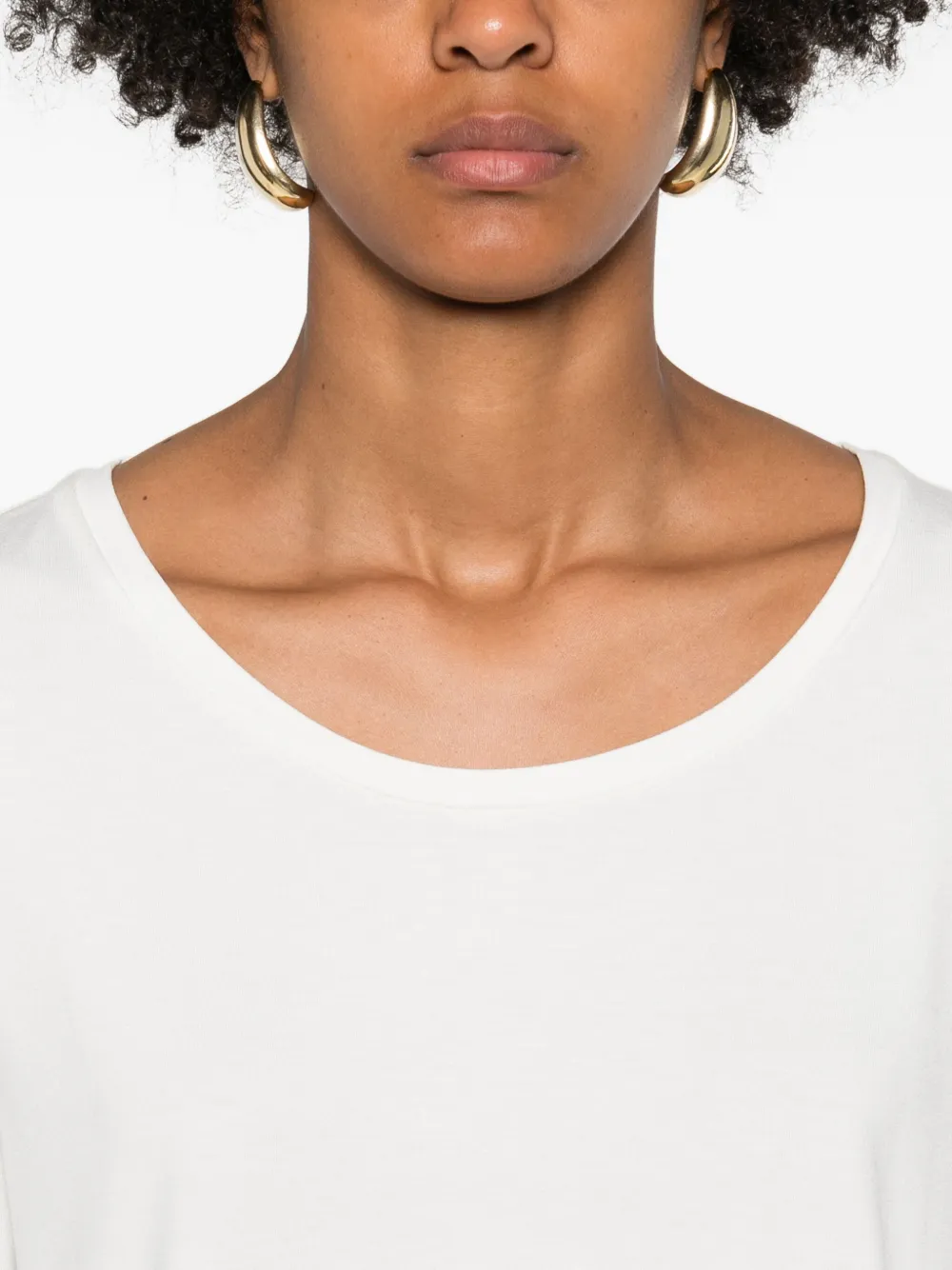 Marc O'Polo T-shirt met ronde hals Beige