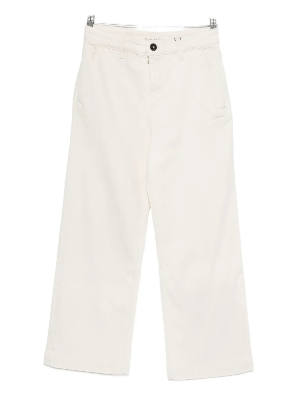Marc O'polo Cuffed Trousers In Gray