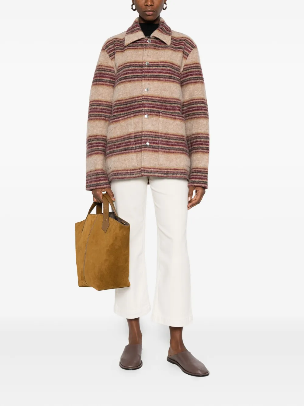 Marc O'Polo Broek met cuffs - Beige