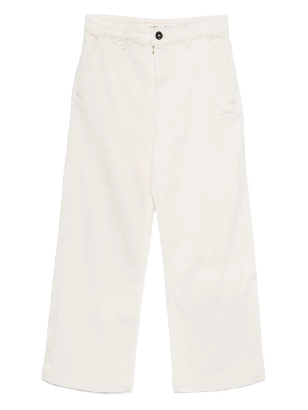 Marc O'Polo Broek met cuffs Beige