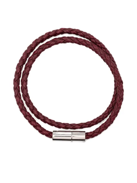 Marc O'Polo braided-leather bracelet