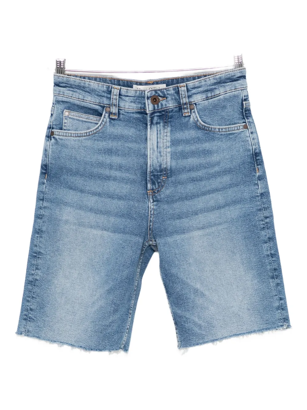 Marc O'Polo frayed-hem denim shorts | Blue | Image 1