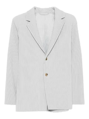 Homme Plissé Issey Miyake シングルジャケット | グレー | FARFETCH JP