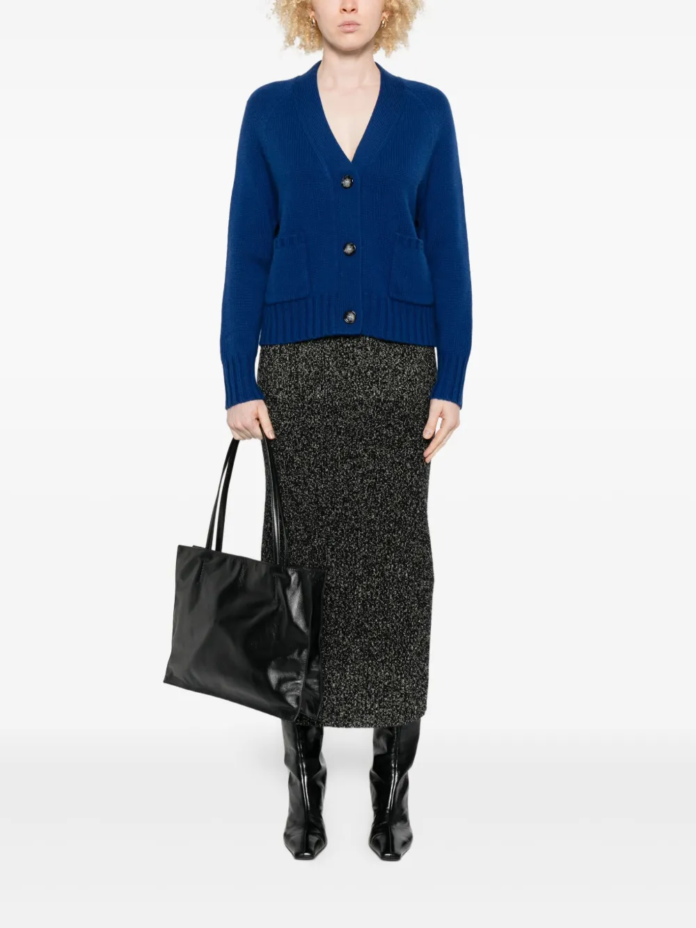 Allude patch-pocket button cardigan | Cardigans | Image 2