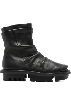 Bottes Fille En Cuir Trippen - Taille 24/25 - Occasion Très Bon état - Marron Style Plat