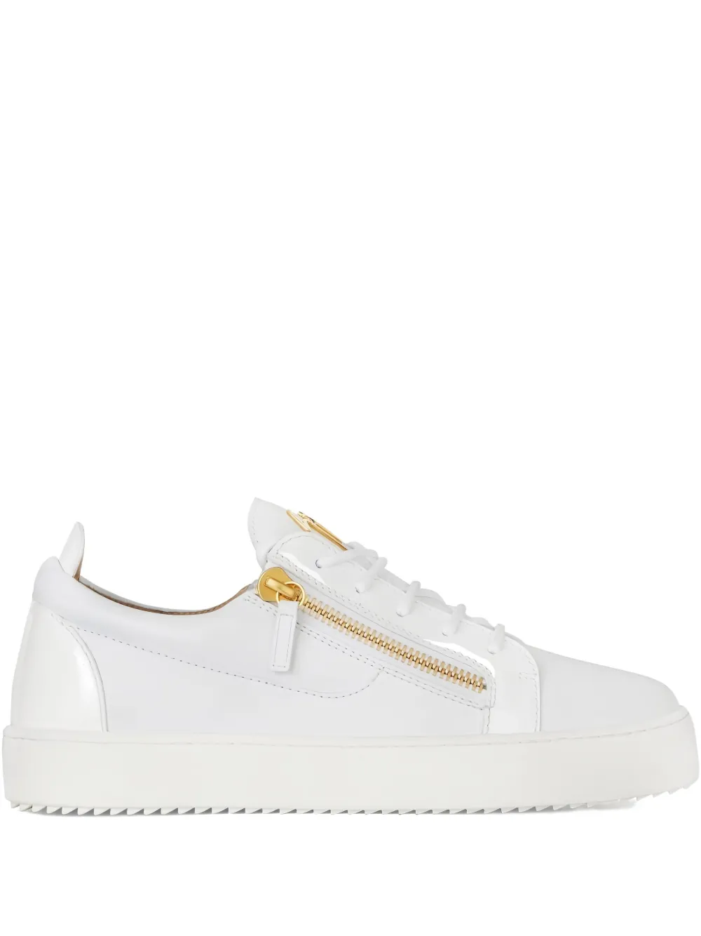 Giuseppe Zanotti Frankie leren sneakers Wit