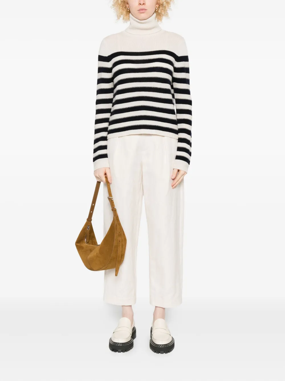 Allude turtleneck striped sweater | Knitted Sweaters | Image 2