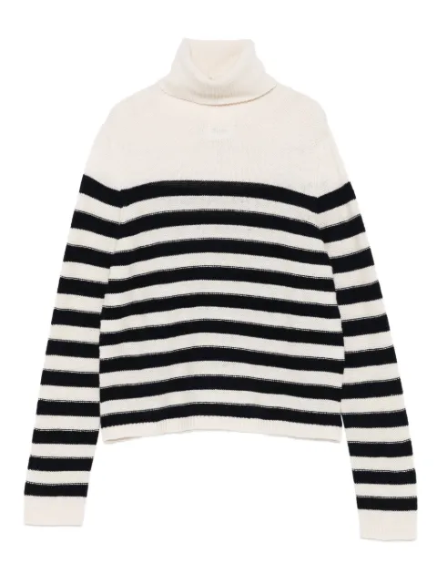 Allude turtleneck striped sweater