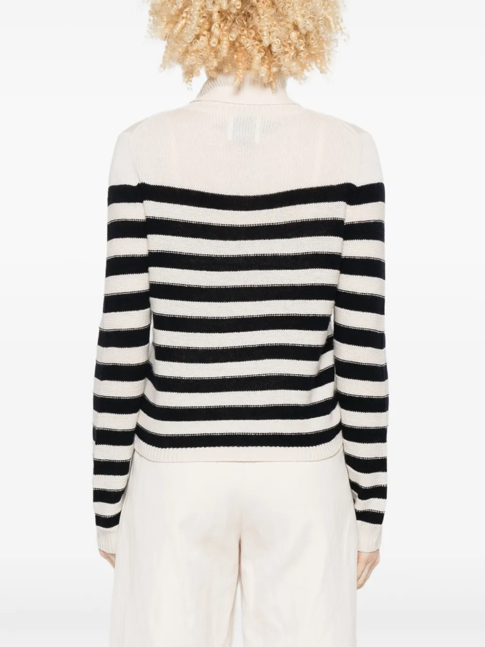 Allude Gestreepte coltrui Wit