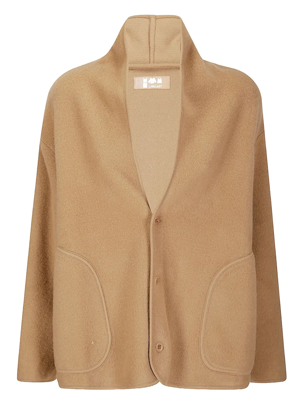 Labo Art Button-fastening Virgin-wool Jacket In Brown