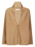 Labo Art button-fastening virgin-wool jacket - Brown