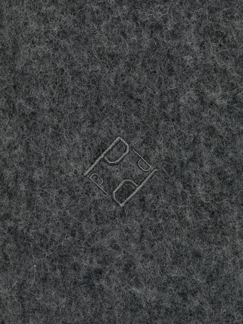 Peserico Fringed Wool-blend Scarf In Gray