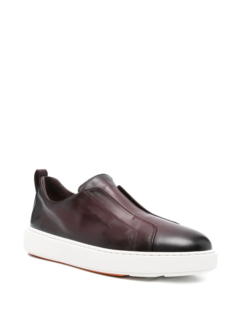 Santoni leather slip-on sneakers | Slip-On | Image 2