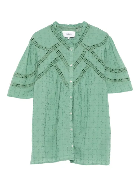 Ba&Sh lace-insert cotton top