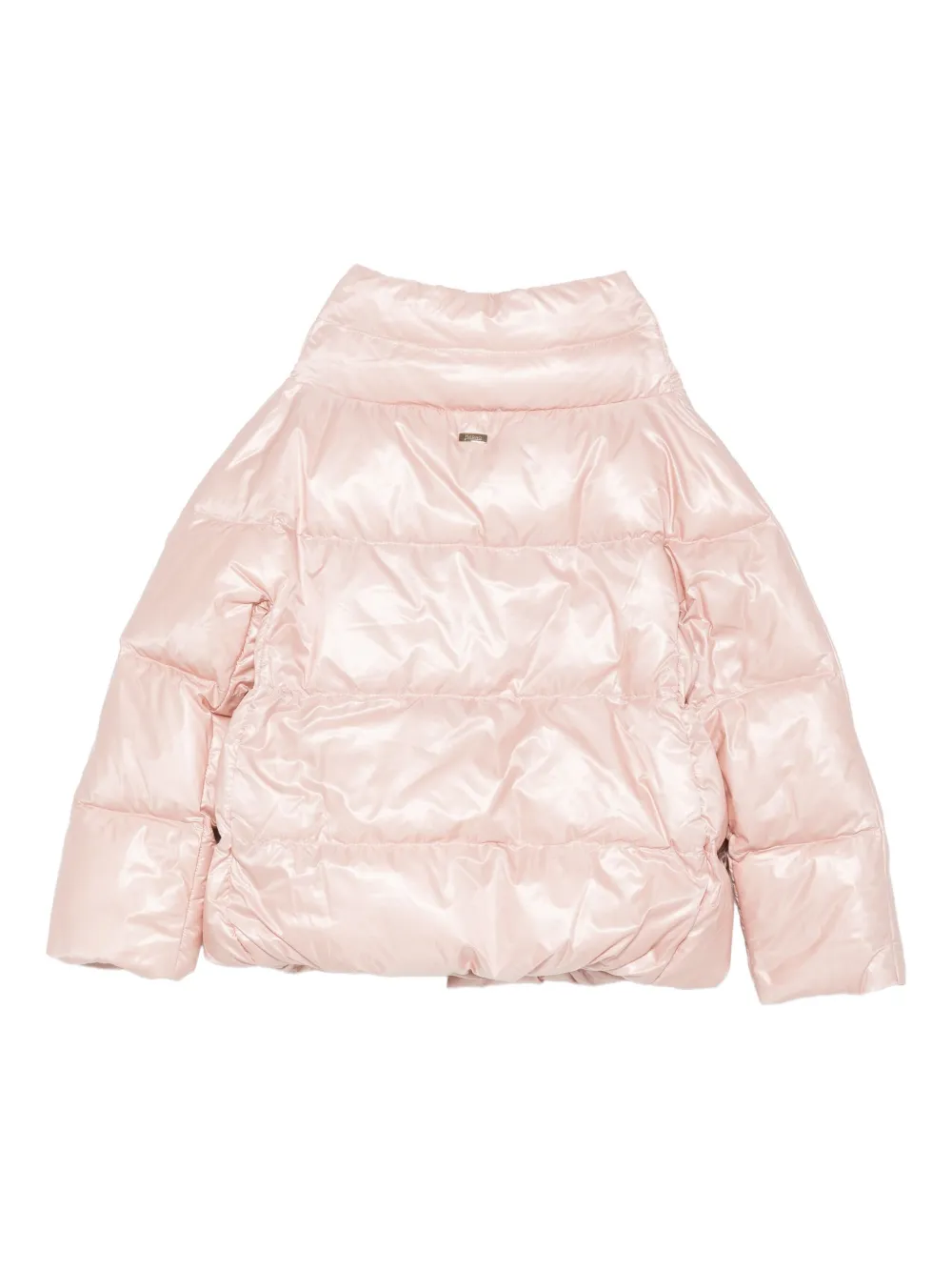 Herno Kids high-neck quilted jacket Roze