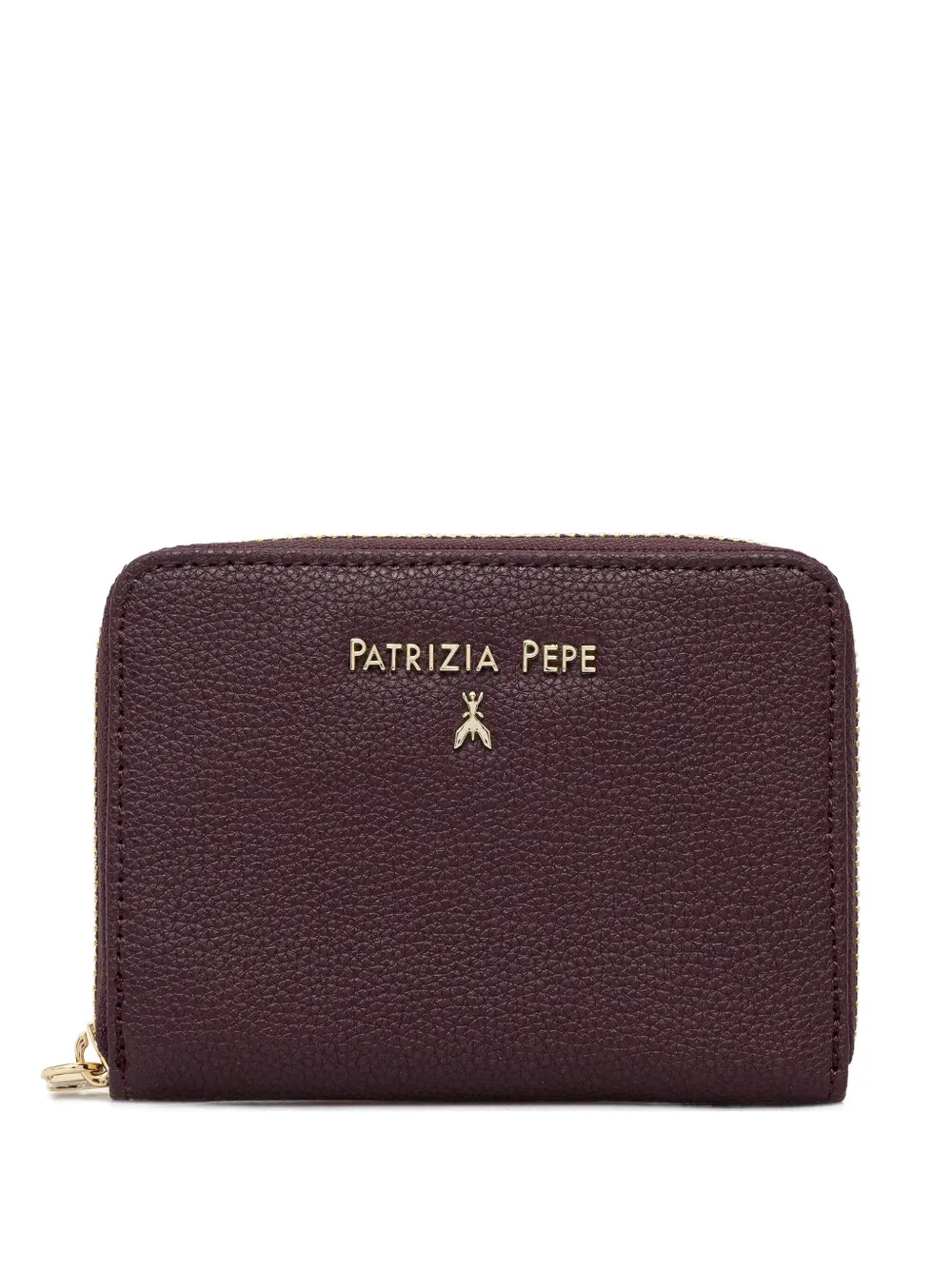 Patrizia Pepe logo-lettering zipped wallet - Viola