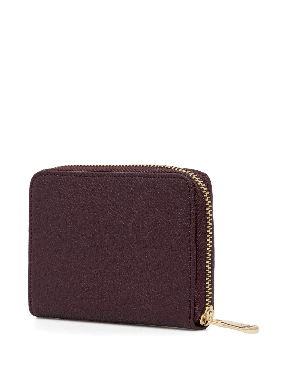 Patrizia Pepe logo-lettering zipped wallet - Paars