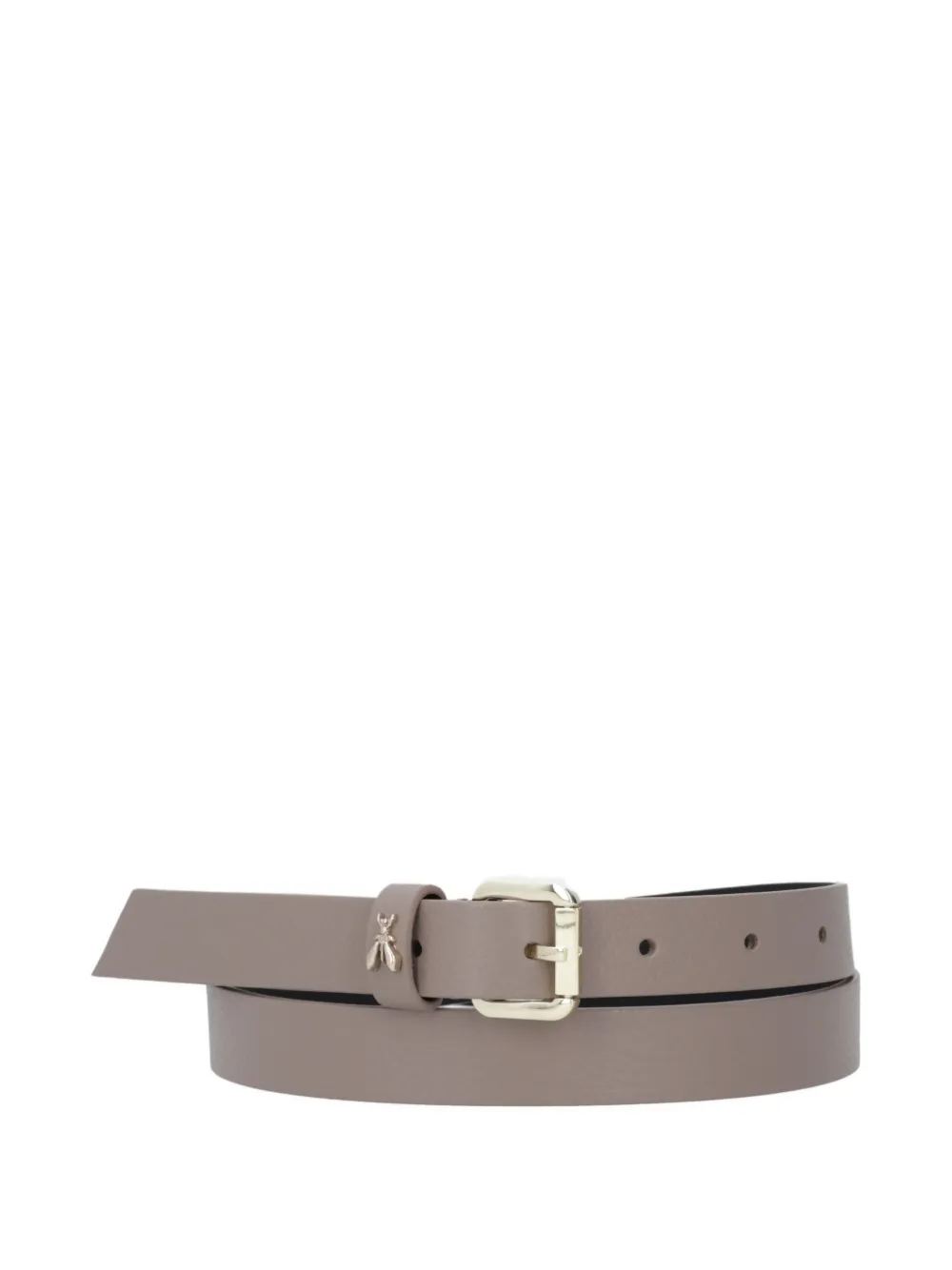 Patrizia Pepe Fly-charm Belt In Brown