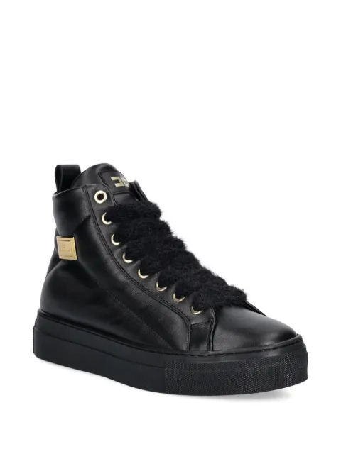 Elisabetta Franchi La Mia Bambina leather sneakers