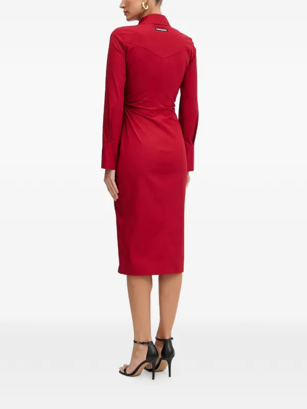 patrizia pepe red dress Essential bodycon dress