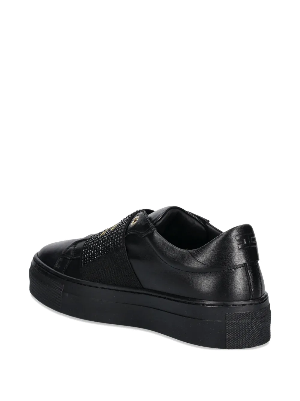 Elisabetta Franchi La Mia Bambina rhinestone-embellished sneakers Zwart